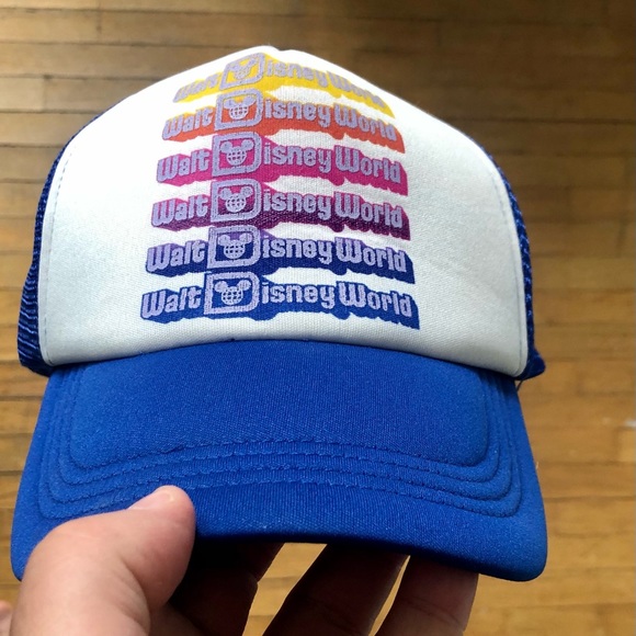 Disney Other - Vintage 80s/90s Disney World mesh trucker hat